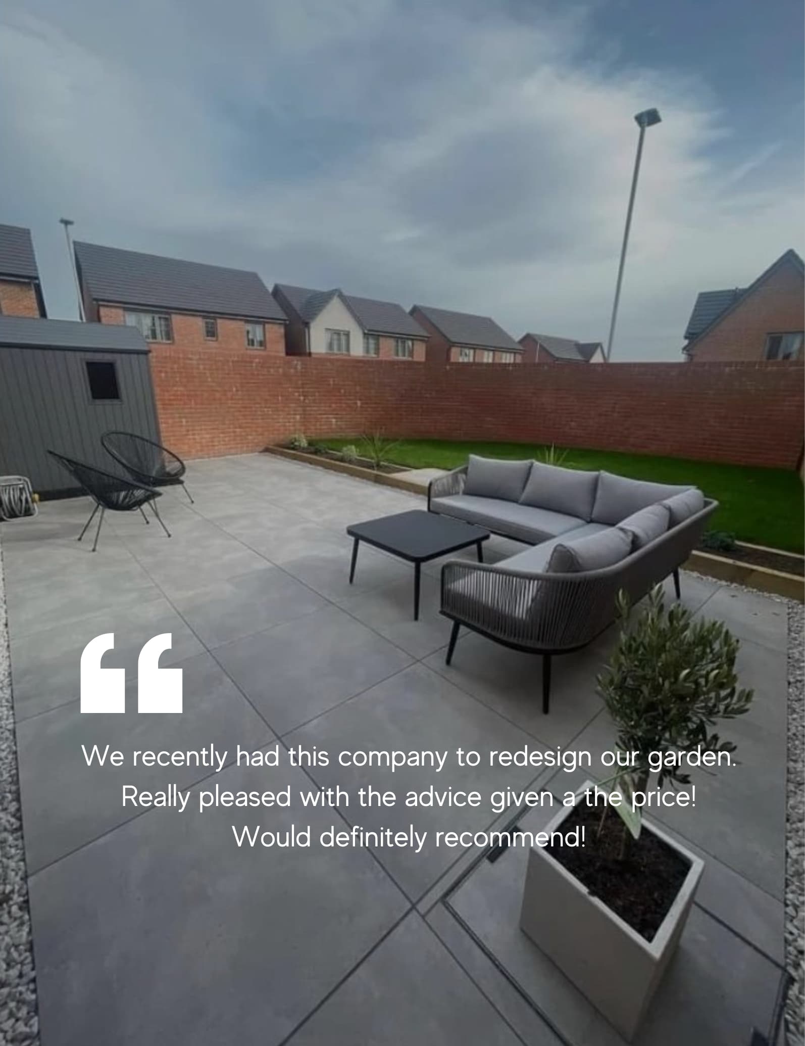Garden transformation customer review